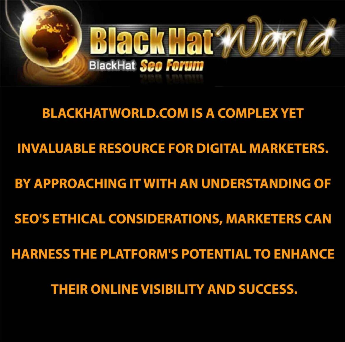 Unveiling the Secrets of BlackHatWorld.com (BHW)