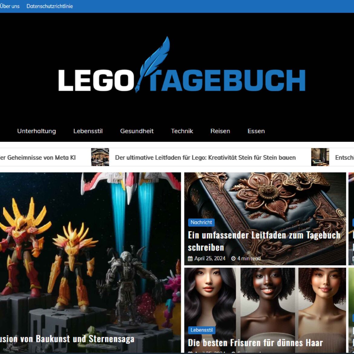 Exploring legotagebuch.de: A New German News Blogging Website