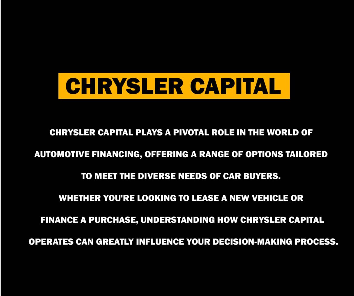Chrysler Capital: A Comprehensive Guide to Financing Your Vehicle