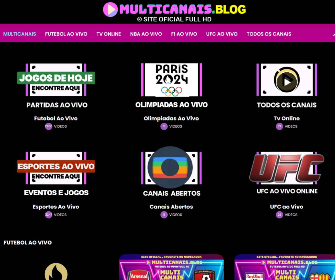 Multicanais: Watch Live Football Online Free Full HD without Stopping Here on Multicanais Oficial Fans e Jogo Ao Vivo