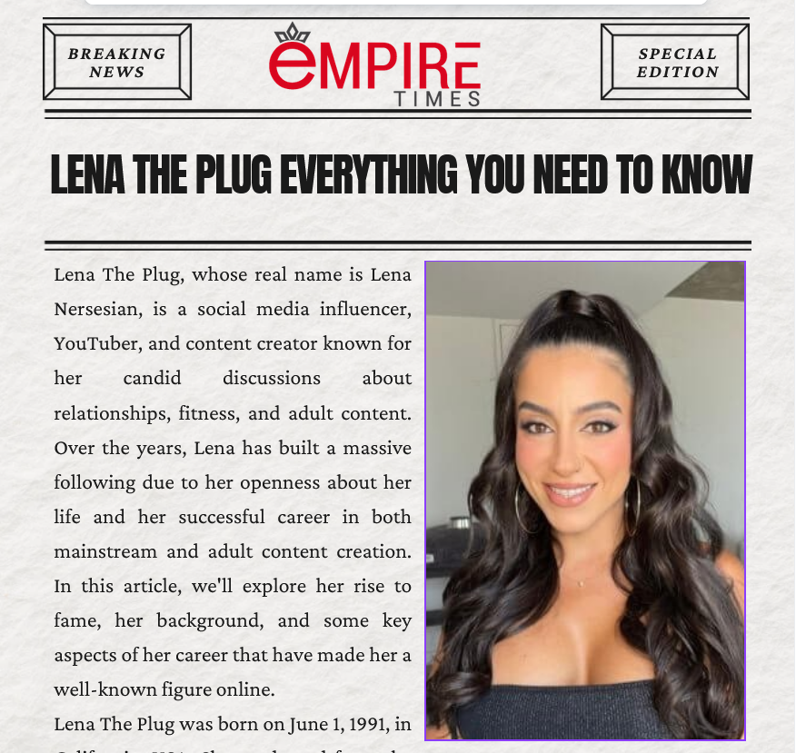 Who is Lena The Plug? Rise to Fame, Career, and Personal Life Explored