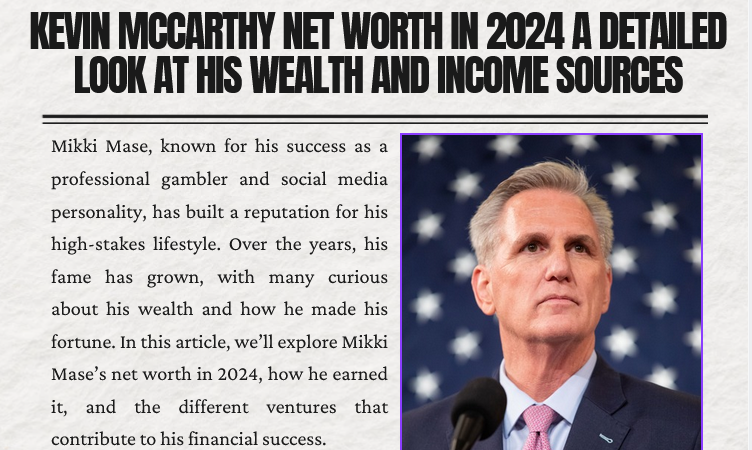 Kevin McCarthy Net Worth