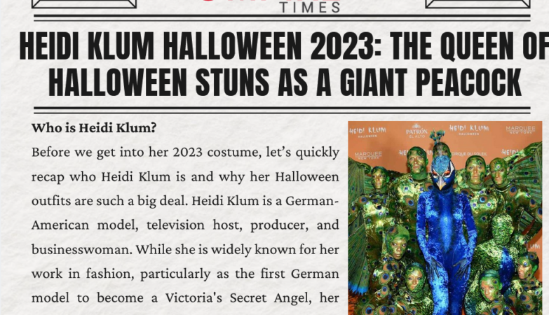 Heidi Klum Halloween 2023